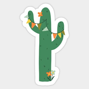 Southwest Cactus Sticker